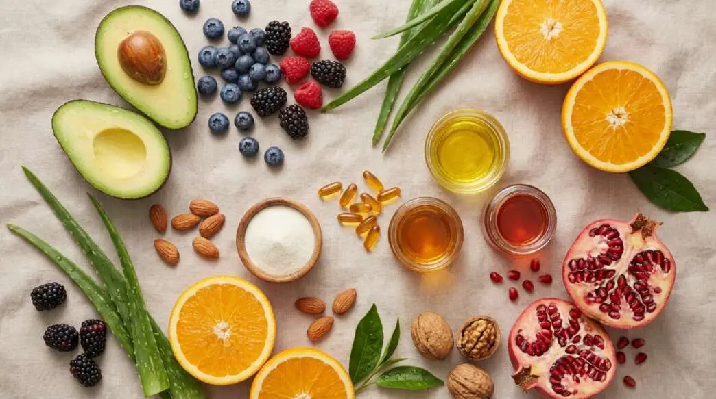 descubre los ingredientes esenciales que ayudan a mantener la elasticidad de la piel, promoviendo una apariencia joven y saludable.