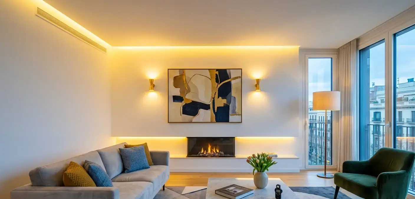 La relación entre luz y pintura en interiores